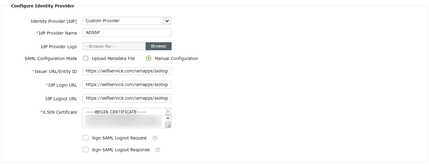 Configuring SAML SSO for ManageEngine AD360