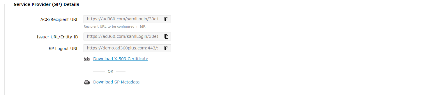 Configuring SAML SSO for ManageEngine AD360