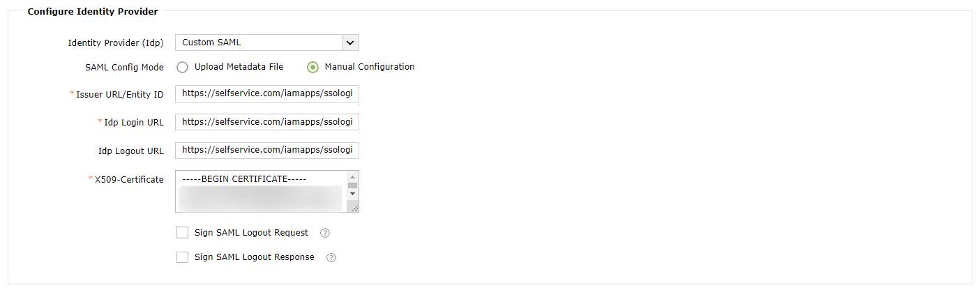 Configuring SAML SSO for ManageEngine ADManager Plus