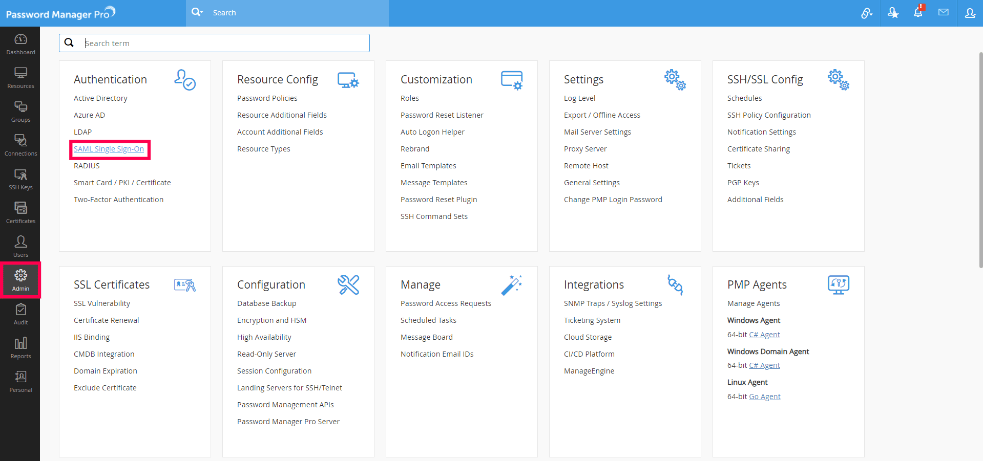 Configuring SAML SSO for ManageEngine Password Manager Pro