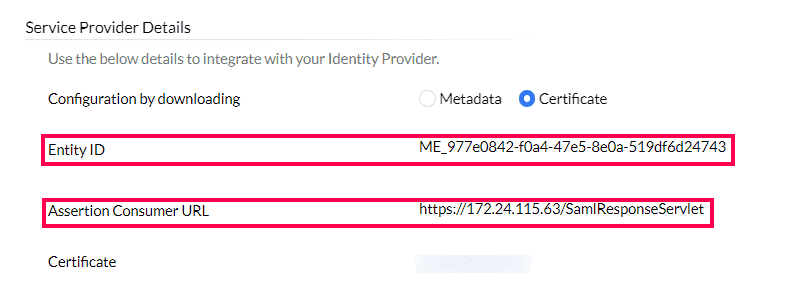 Configuring SAML SSO for ManageEngine Remote Access Plus