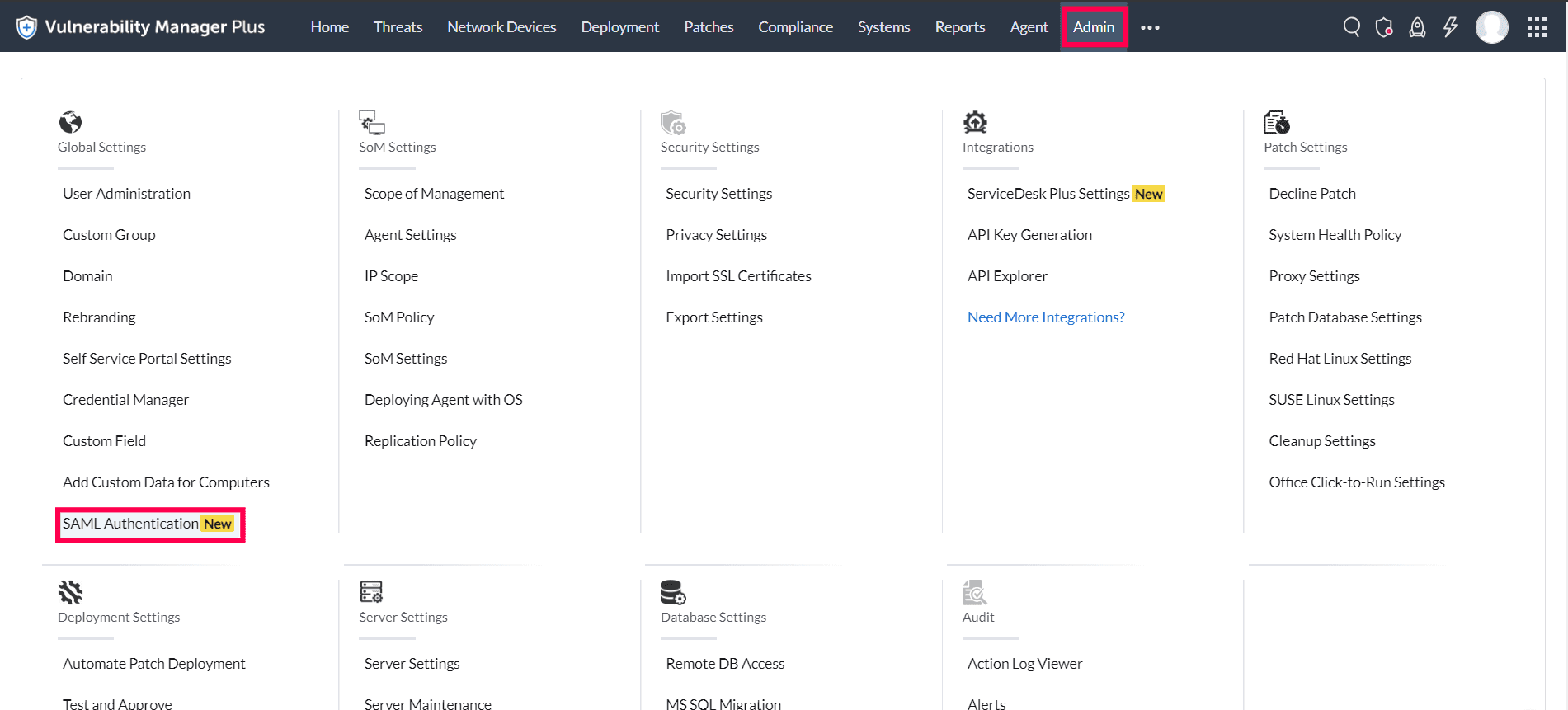 Configuring SAML SSO for ManageEngine Vulnerability Manager Plus